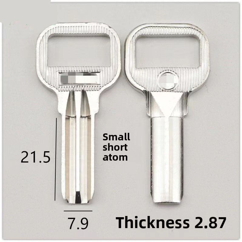 Universal Furniture Hardware - 4PC เหมาะสำหรับกุญแจเปล่าแบบอะตอมขนาดเล็ก, กุญแจเปล่ารูปครึ่งวงกลม, กุญแจเปล่าสำหรับแม่กุญแจ, วัสดุสิ้นเปลืองสำหรับช่างทำกุญแจ