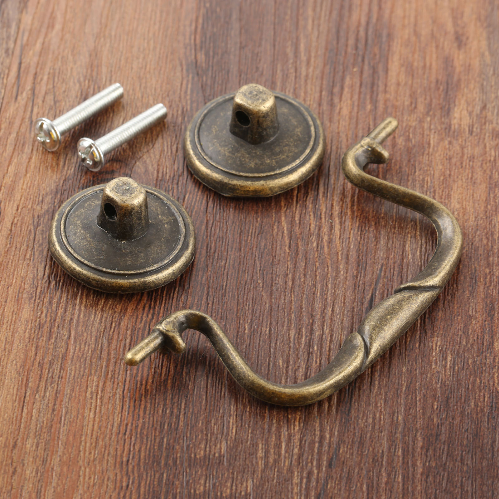 Furniture For Hardware Shop - 1 ชิ้น วินเทจ พลาสติก ด้ามจับแบบดึง พร้อมสกรู