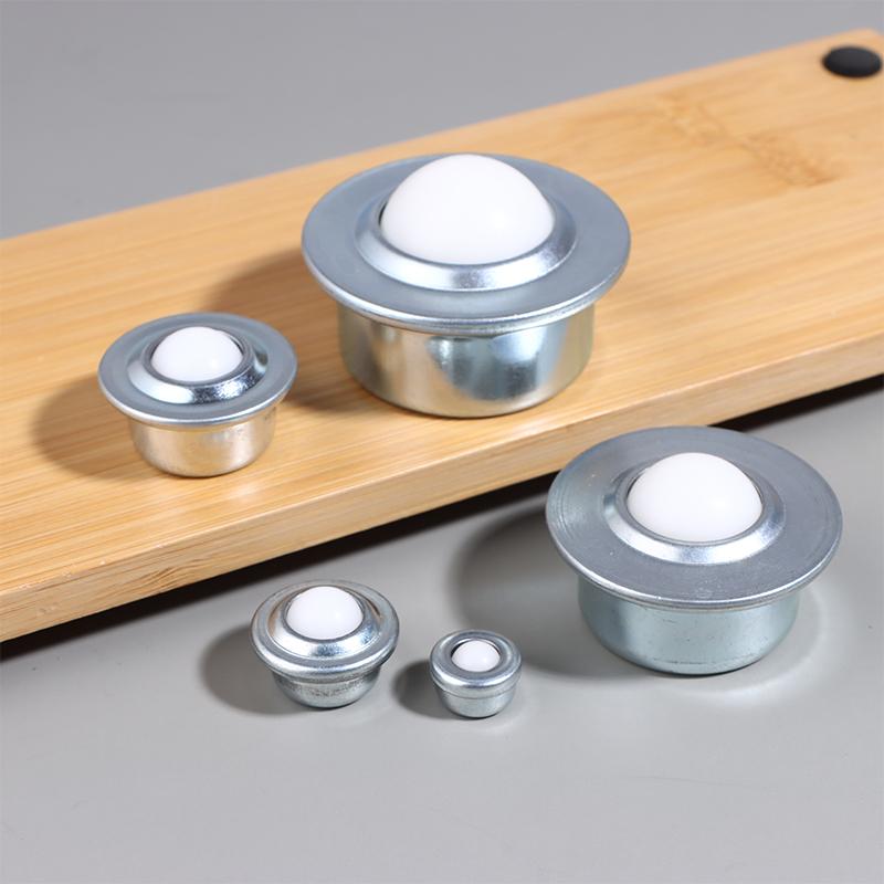 Universal Furniture Hardware - ล้อเลื่อนไนลอน CY-8H/12H/15H/22H/30H แบบยูนิเวอร์แซล พร้อมรูเหล็ก ล้อกลม สำหรับเฟอร์นิเจอร์