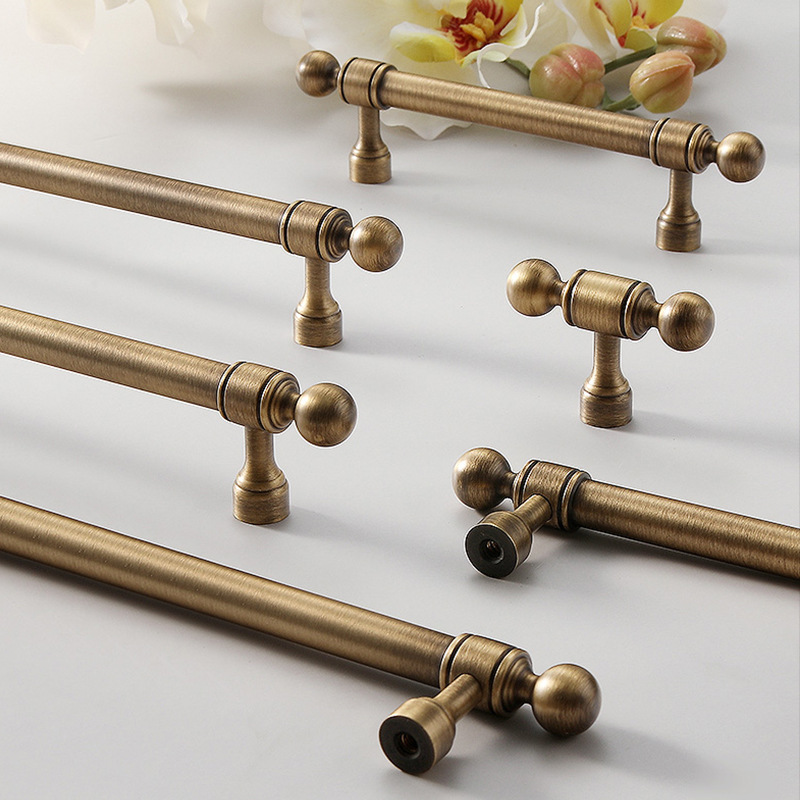 Furniture Hardware Wholesale - มือจับตู้ทองเหลืองโบราณ ลูกบิดลิ้นชัก ลูกบิดประตูเฟอร์นิเจอร์ สำหรับลูกบิดลิ้นชัก ขายส่งอุปกรณ์ฮาร์ดแวร์เฟอร์นิเจอร์ อุปกรณ์ครัว