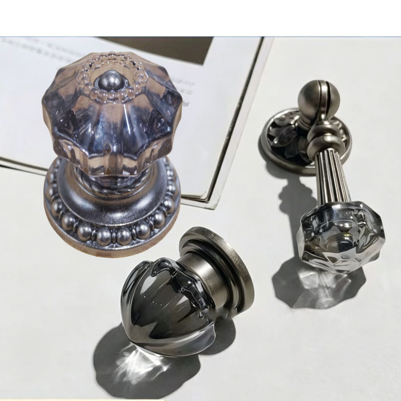 Furniture Grade Hardware - ชุดมือจับคริสตัลคุณภาพสูง, มือจับเฟอร์นิเจอร์, อุปกรณ์ฮาร์ดแวร์, มือจับประตูตู้
