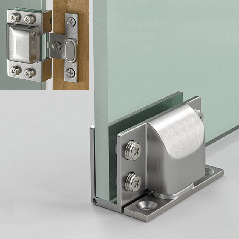Furniture Hardware Display - บานพับกระจกแบบไม่เจาะรู บานพับประตูกระจกสแตนเลสคุณภาพสูง ตู้โชว์ ตู้ยึดประตู ฮาร์ดแวร์เฟอร์นิเจอร์