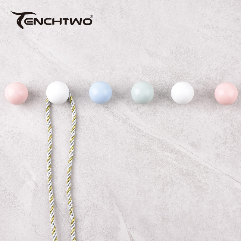 ตะขอเซรามิกทรงกลมตะขอแขวนเสื้อ - Furniture Joint Hardware บทวิจารณ์และราคา