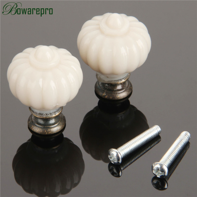 1Pc อะคริลิคงาช้างสีขาวฟักทองม - Furniture Joint Hardware บทวิจารณ์และราคา
