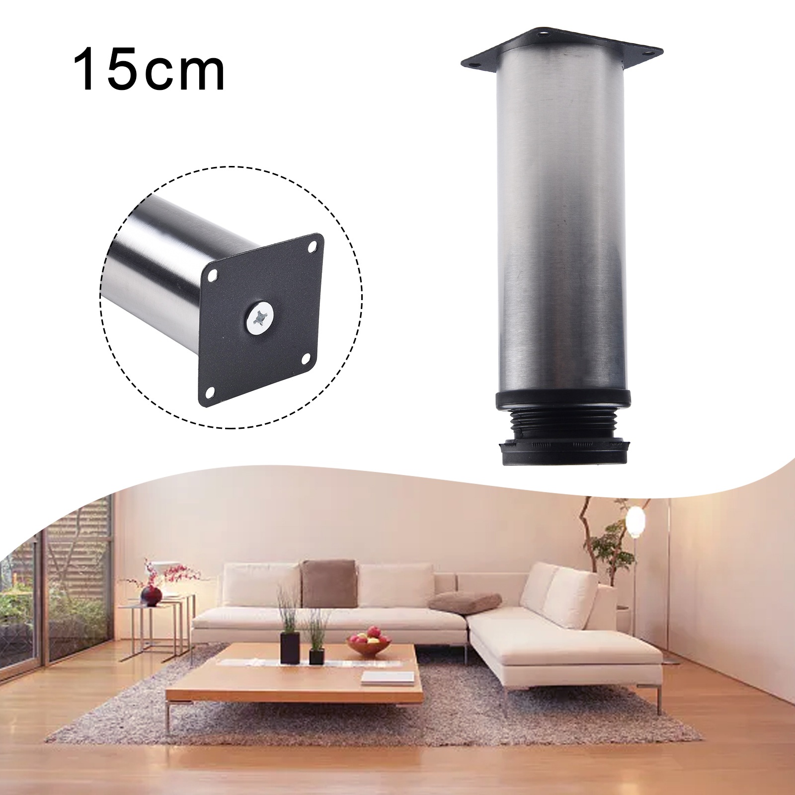 สแตนเลสขาเฟอร์นิเจอร์ปรับตาราง - Furniture Hardware Screws บทวิจารณ์และราคา