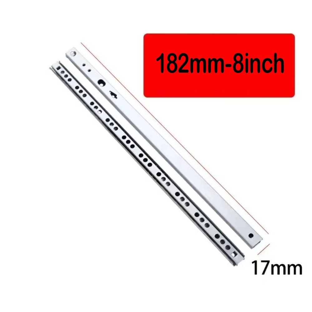 รางลิ้นชักแบบเลื่อนเรียบ 2 ชิ้ - Drawer Slide Pair บทวิจารณ์และราคา