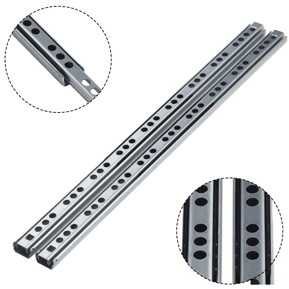 รางลิ้นชักแบบเลื่อนเรียบ 2 ชิ้ - Drawer Slide Pair บทวิจารณ์และราคา