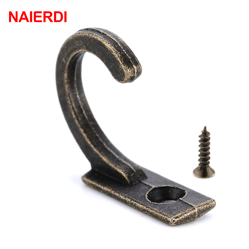 NAIERDI 10PCS ขนาดเล็กโบราณ Ho - Furniture Hook Hardware บทวิจารณ์และราคา