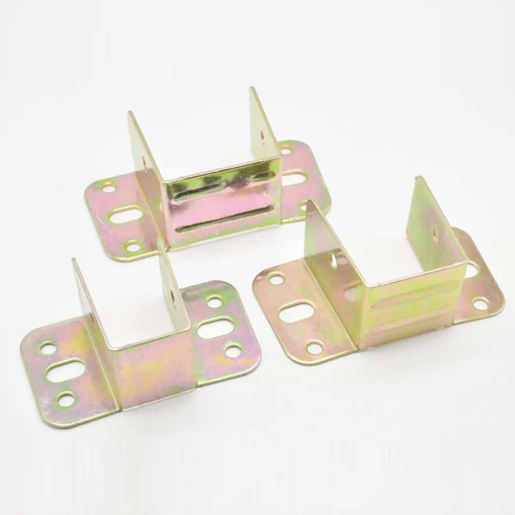 2pcs U รูปโลหะวงเล็บเตียงเตียง - Furniture Hook Hardware บทวิจารณ์และราคา