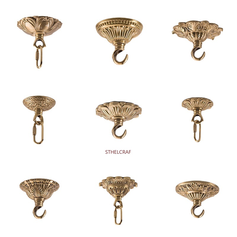 ตะขอทองเหลืองคุณภาพสูง 1 ชิ้น  - Furniture Hook Hardware บทวิจารณ์และราคา
