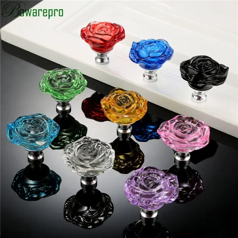Bowarepro 50 มม.คริสตัลRoseแก้ - Furniture Joint Hardware บทวิจารณ์และราคา