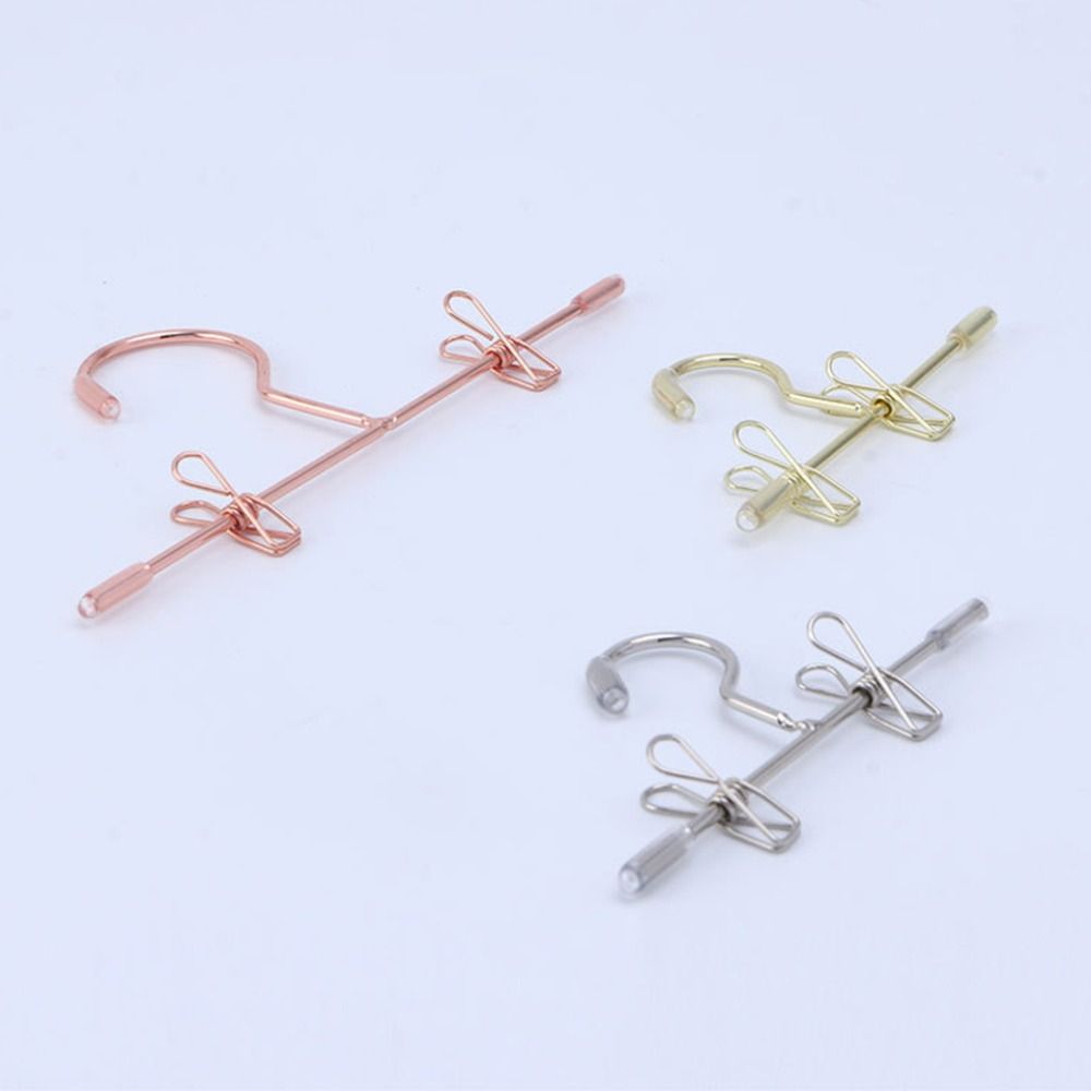 5PCS ทอง เงิน ไม้แขวนเสื้อตุ๊ก - Furniture Hook Hardware บทวิจารณ์และราคา