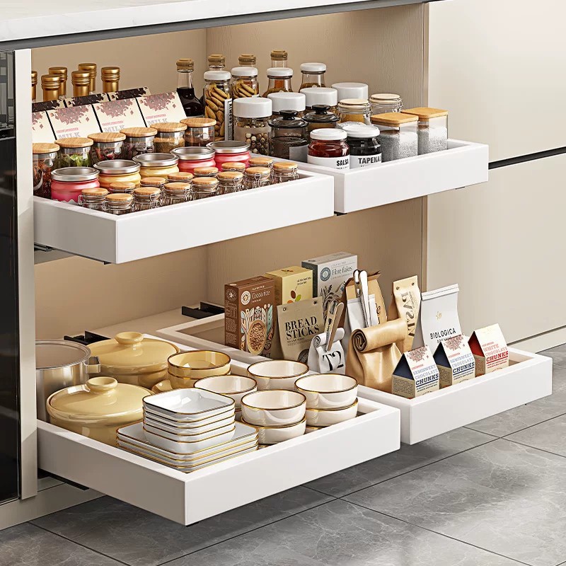 ชั้นวางของในครัว 1-2 ชิ้น พร้อ - Drawer Slide Pair บทวิจารณ์และราคา