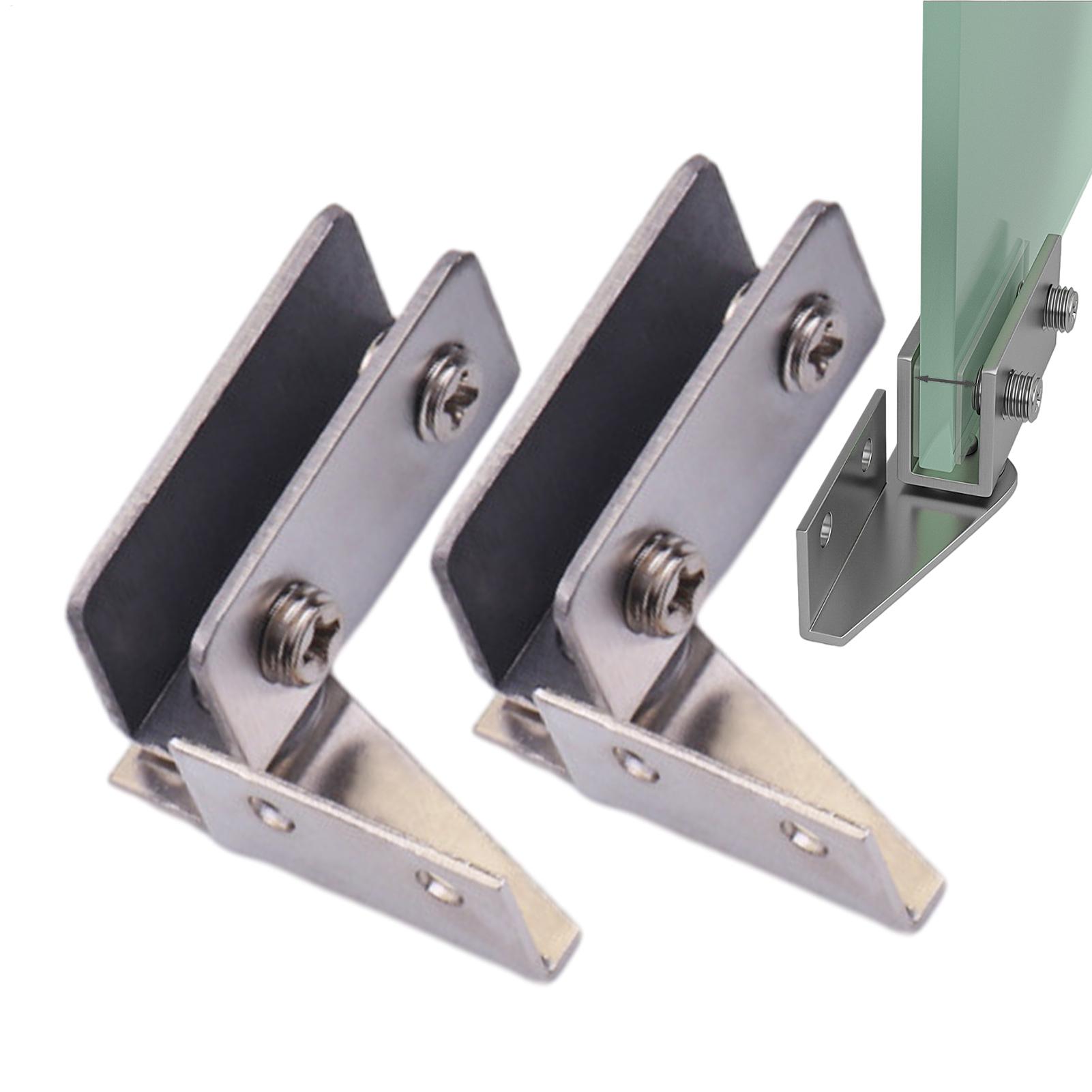 บานพับกระจกแบบไม่เจาะรู 2 ชิ้น - Furniture Hardware Display บทวิจารณ์และราคา