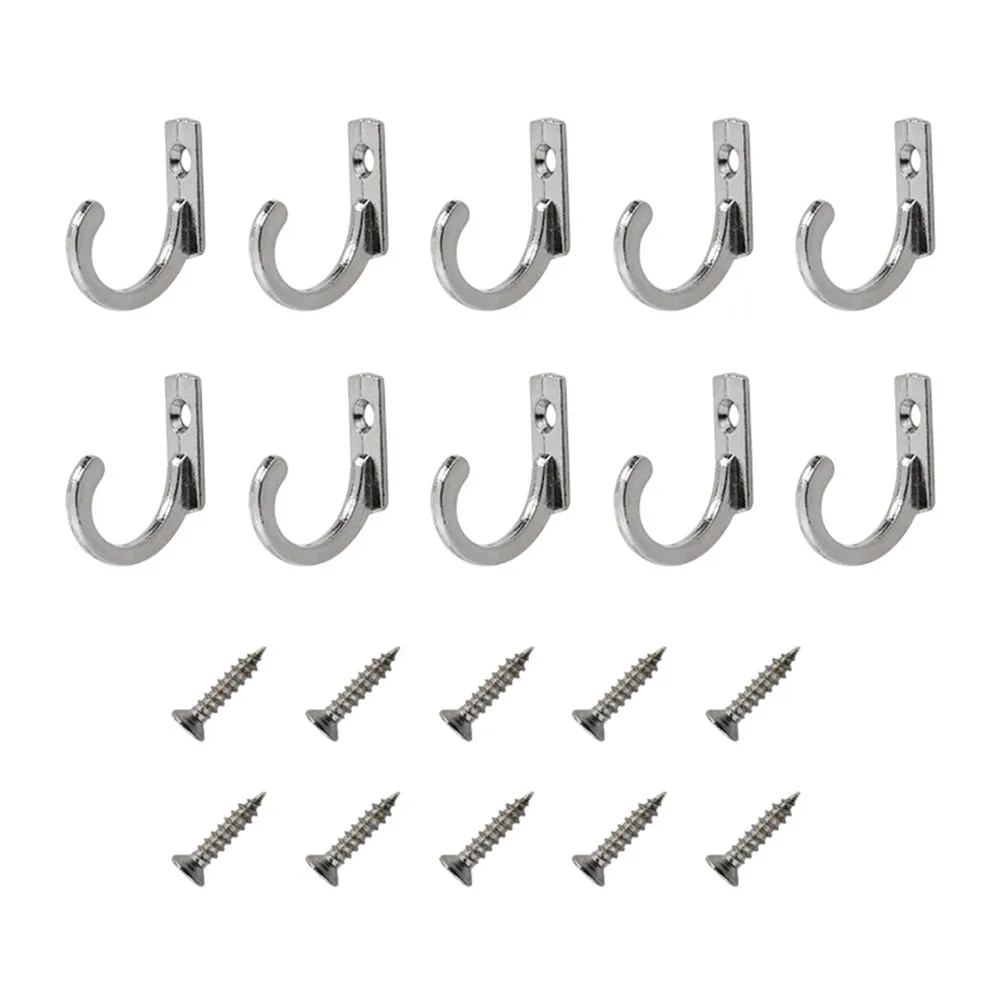 10 ชิ้น/ชุด ตะขอแขวนผนังสไตล์ว - Furniture Hook Hardware บทวิจารณ์และราคา