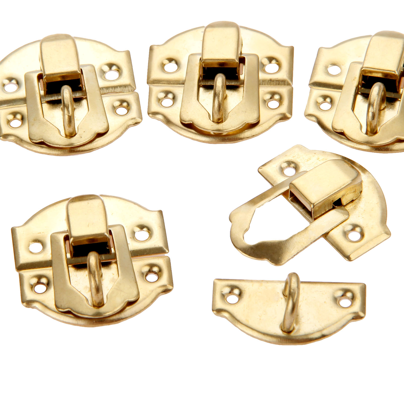 ตัวล็อคกล่องสีทอง 10 ชิ้น พร้อ - Furniture Hardware Screws บทวิจารณ์และราคา