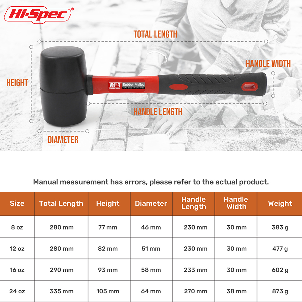ค้อนยางหน้าอ่อนสำหรับตอก ดูดซั - Furniture Joint Hardware บทวิจารณ์และราคา