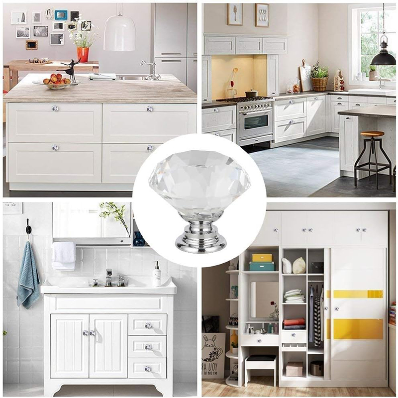 ลูกบิดตู้ 6 ชิ้น พร้อมสกรู ขนา - Furniture Joint Hardware บทวิจารณ์และราคา