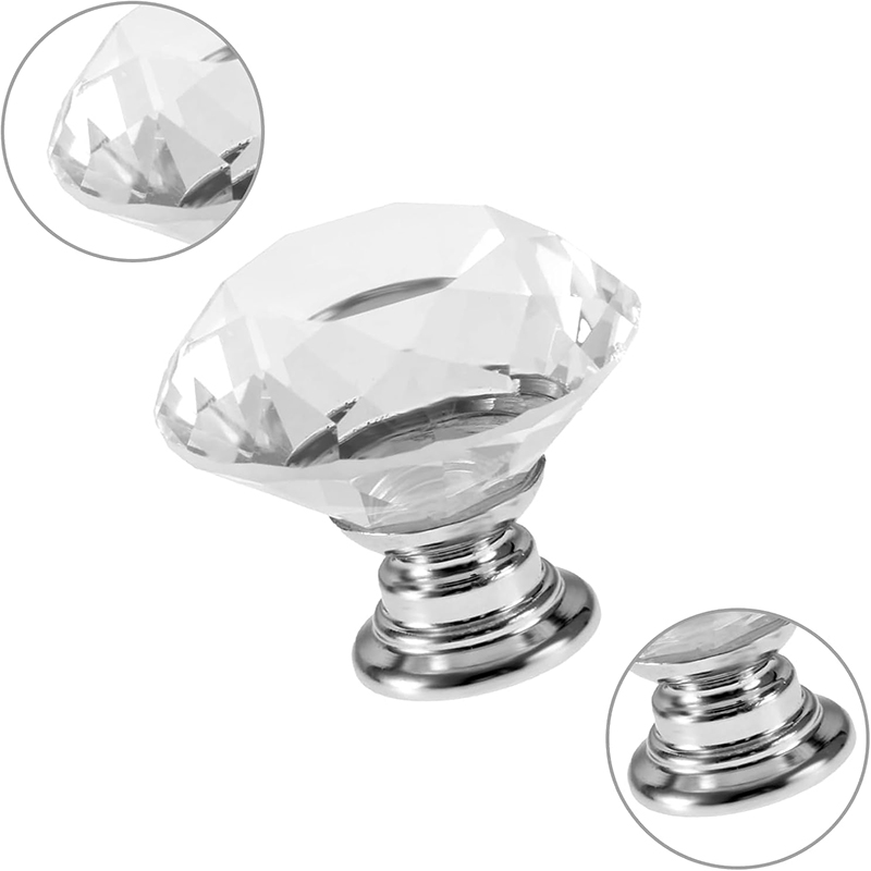 ลูกบิดตู้ 6 ชิ้น พร้อมสกรู ขนา - Furniture Joint Hardware บทวิจารณ์และราคา