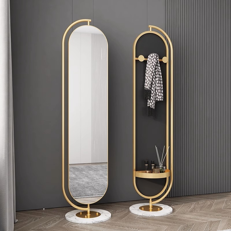 กระจกตั้งพื้นแบบหมุนได้เต็มตัว - Furniture Hook Hardware บทวิจารณ์และราคา